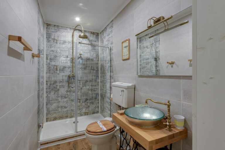 bathroom shower door