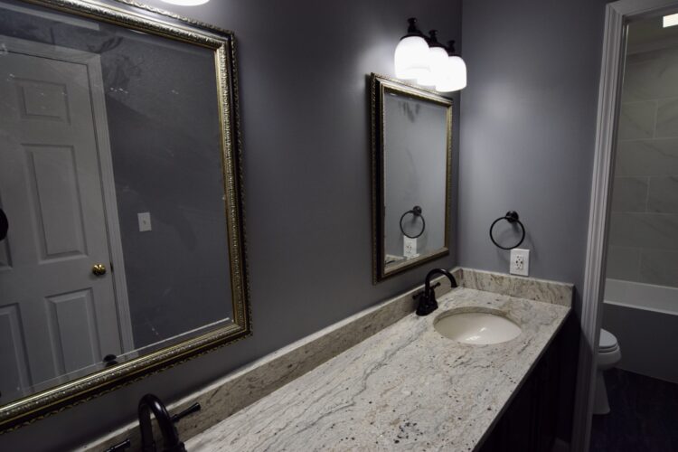 Finished living space from a Wright’s Renovations remodel