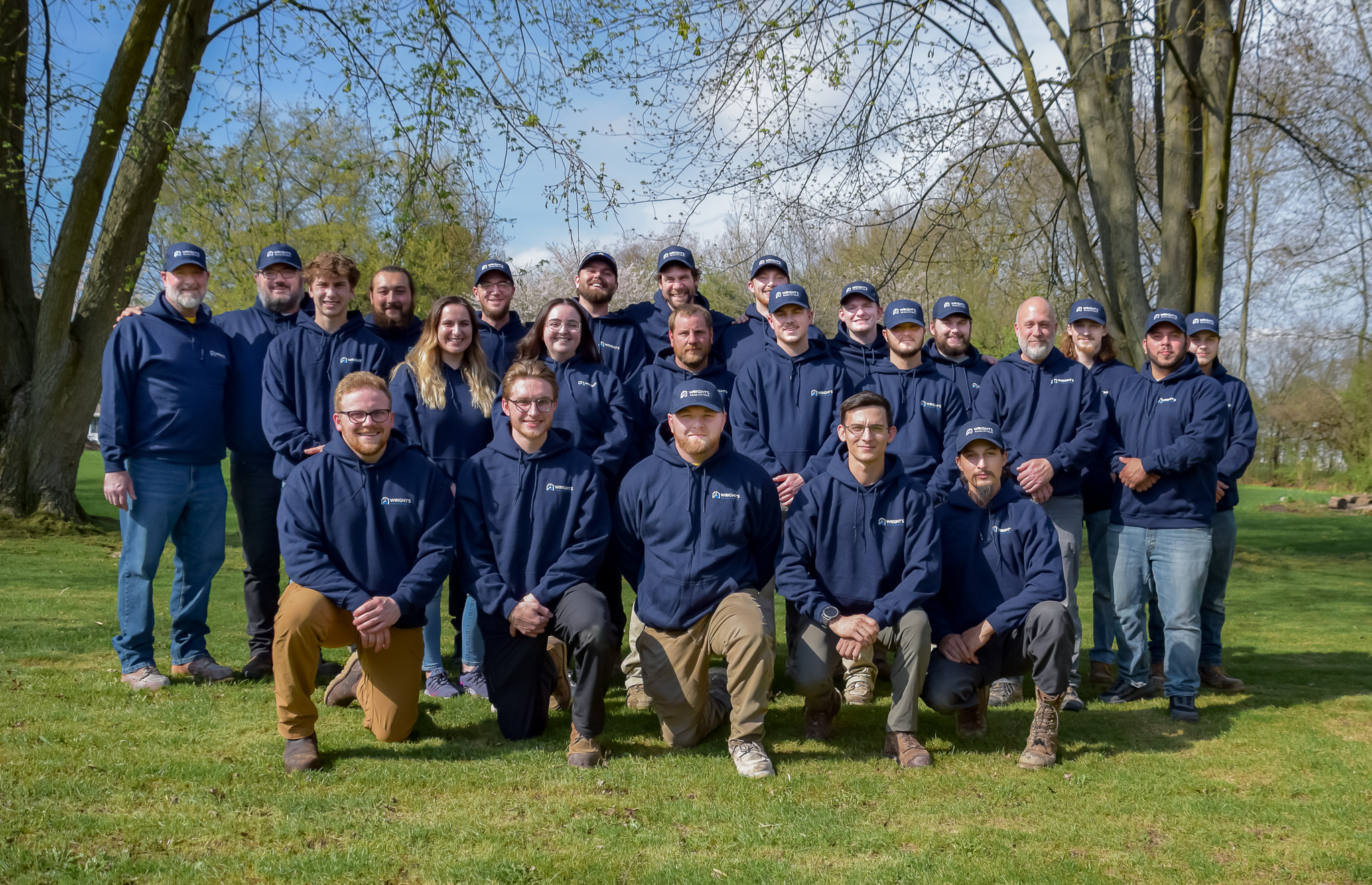 The full Wright’s Renovations team of 25+ employees