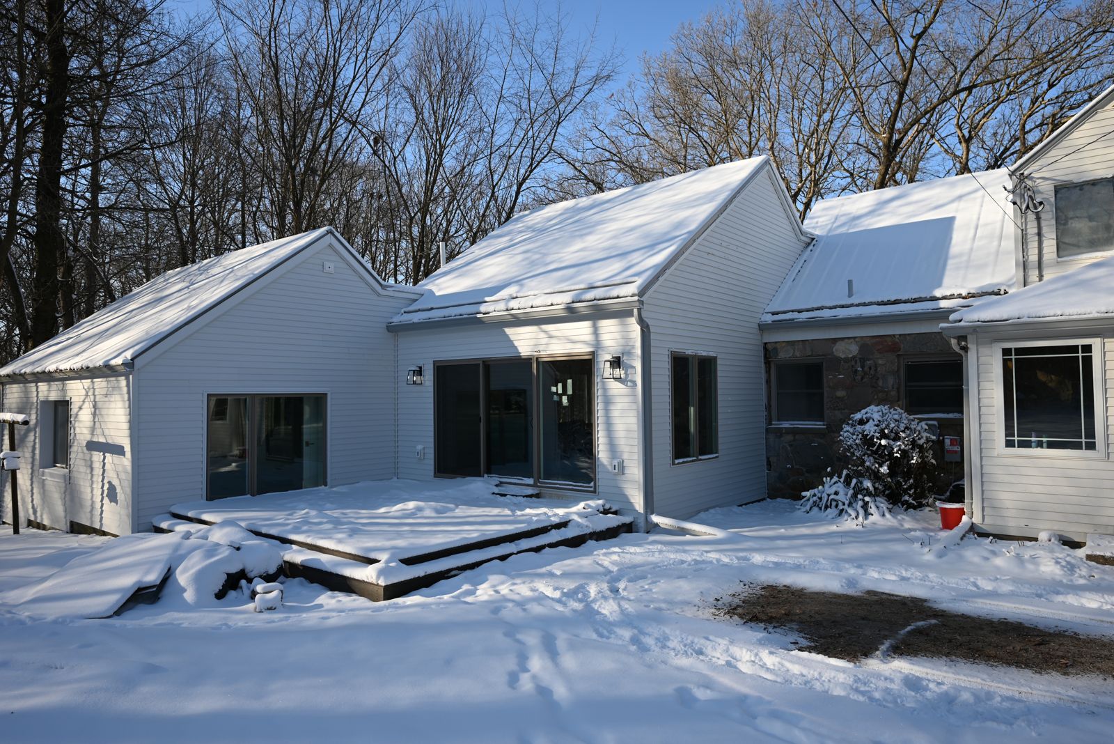 Exterior of the finished Ann Arbor home after the whole home remodel