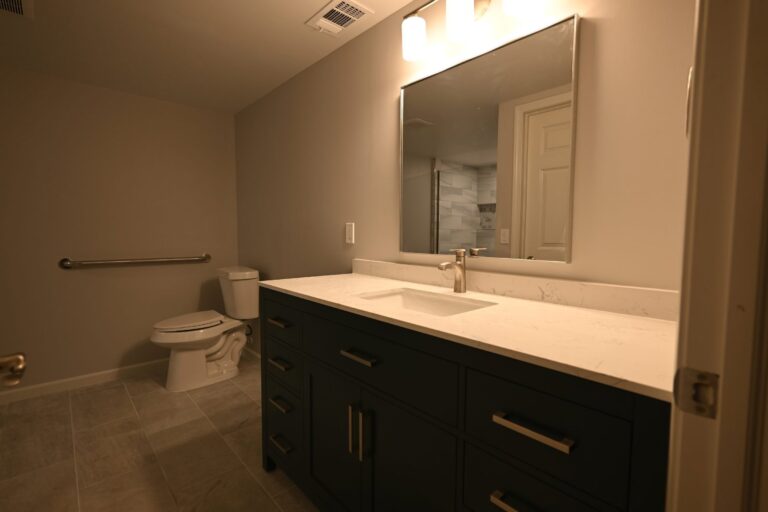Basement bathroom remodel in Plymouth, MI